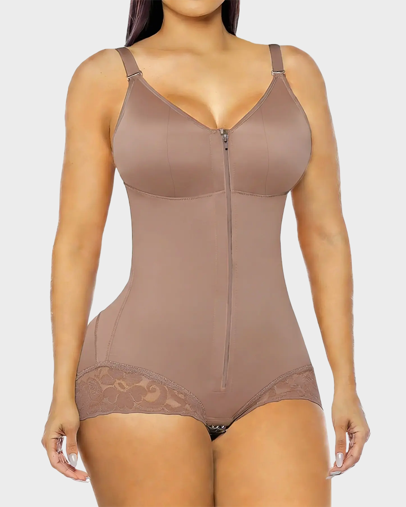 Silvara - High Waisted High Compression Tummy Control Colombian Faja with Butt Lifter