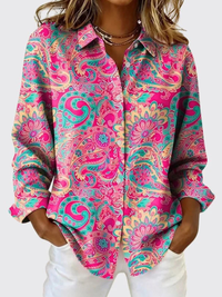 Elena™ - Sophisticated Paisley Top