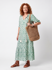 Verena™ - Green Grace Midi Dress