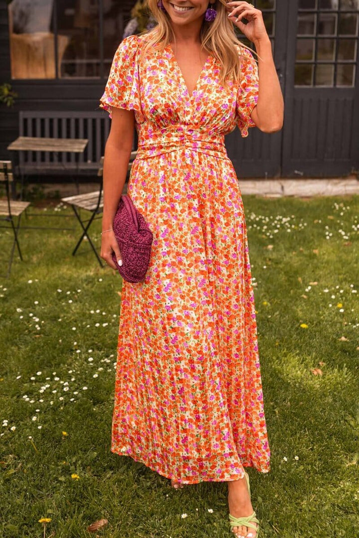 Stella™ | Elegant V-Neck Dress