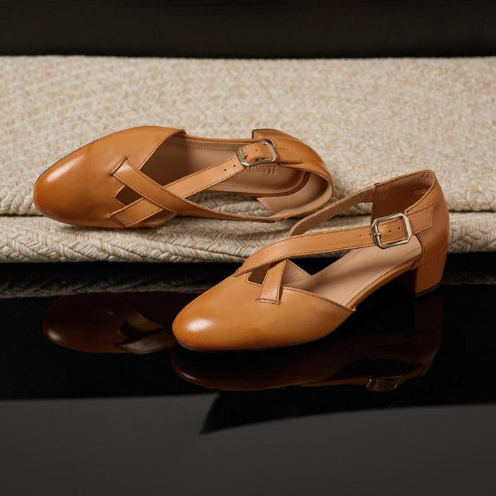 Carol heels, leather insole detail