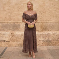 Savina™  - Flowing Geometric Dress
