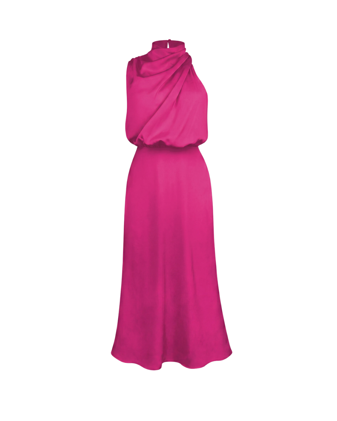 Zelmira™ - Satin Draped Dress