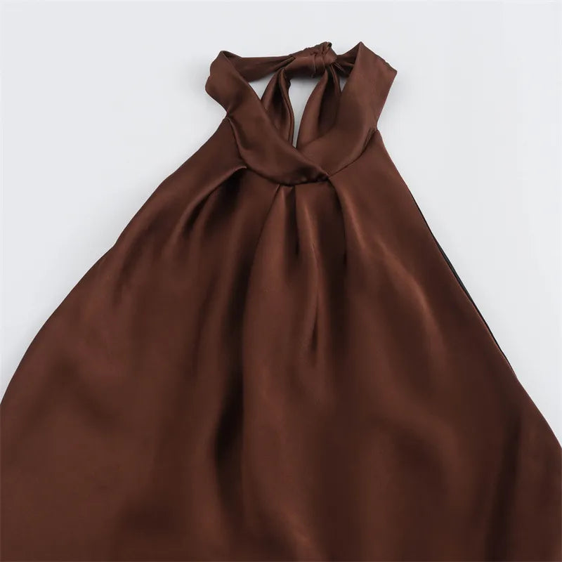 Quirina™ - Satin Gate Dress