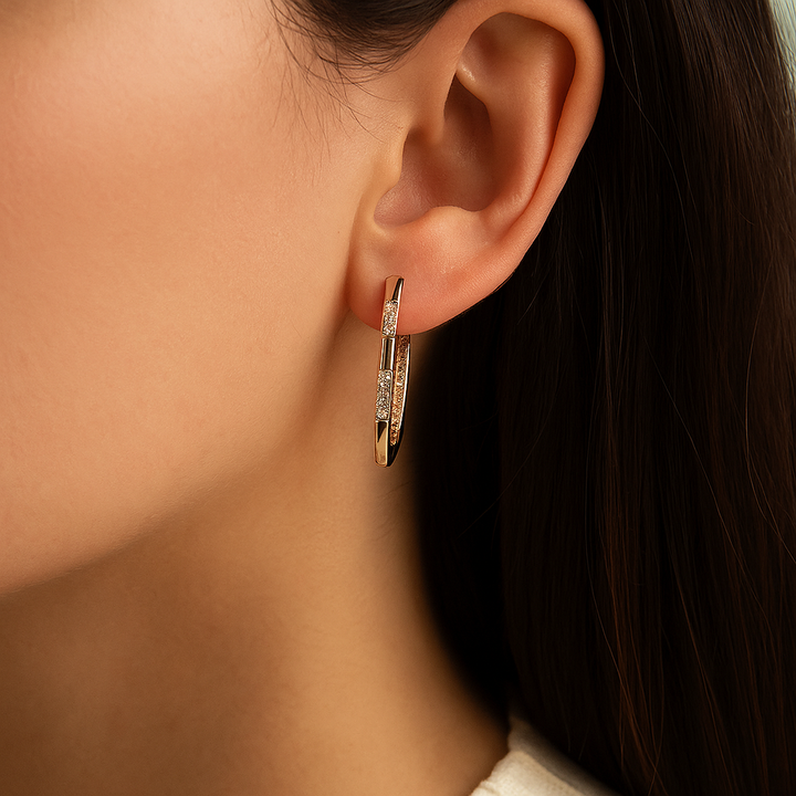 Chic Zircon Stone Earrings
