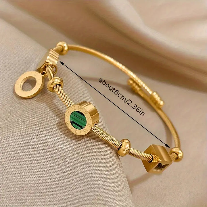 Elore™ - Bracciale con Pietra di Smeraldo