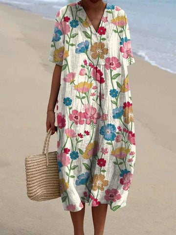 Corbelle™ - Summer Floral Maxi Dress