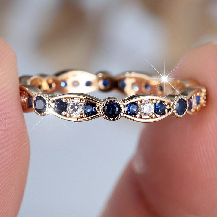 Régine™ - Sapphire Constellation Band Ring