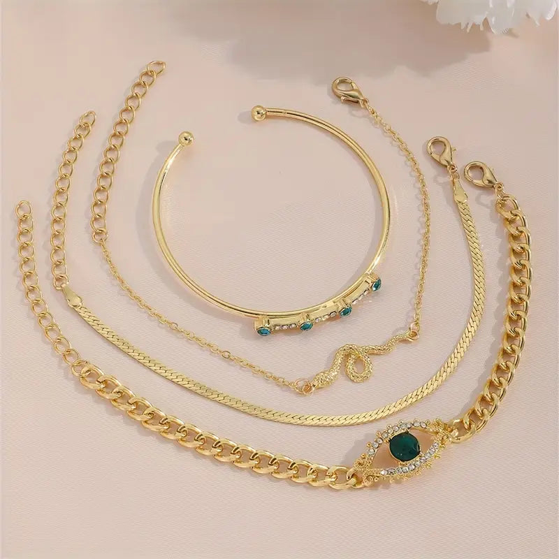 Serpina Veyra Gold Bracelet Collection