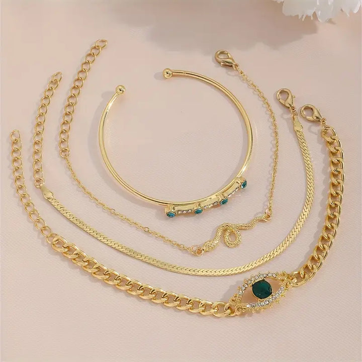 Serpina Veyra Gold Bracelet Collection