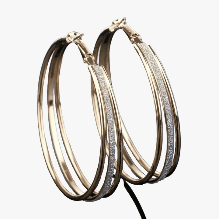 Vintage Gold Hoop Earrings