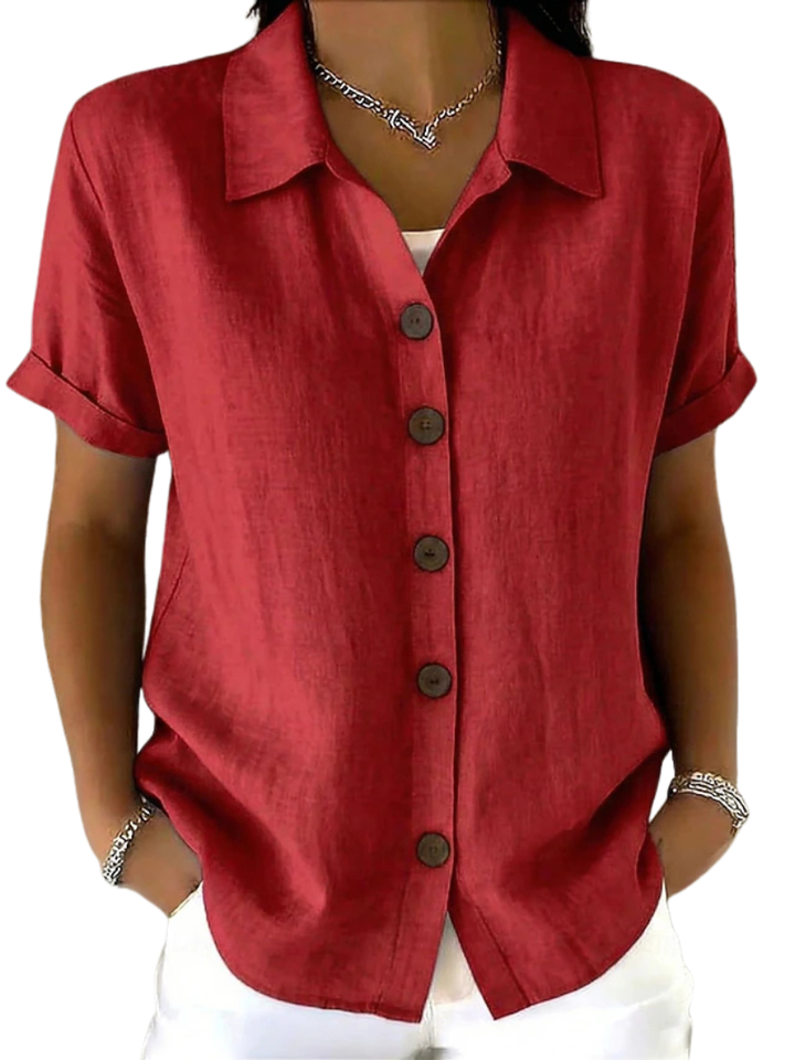Rosalie - Relaxed Short Sleeve Women’s Shirt
