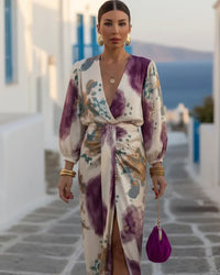 Papillonne™ - Line Art Midi Dress