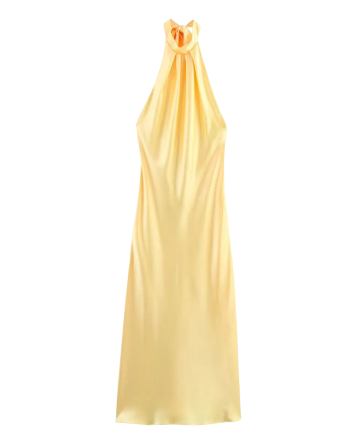 Quirina™ - Satin Gate Dress
