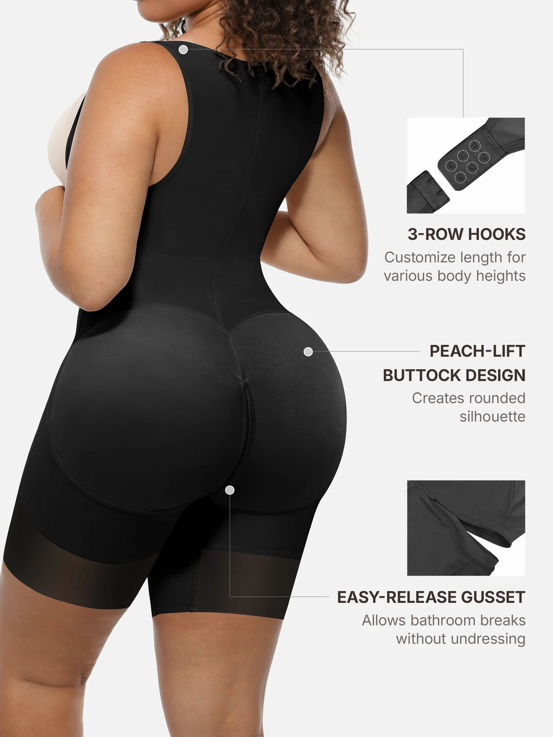 Velora - V-Shaped Tummy Control Butt Lift Bodysuit