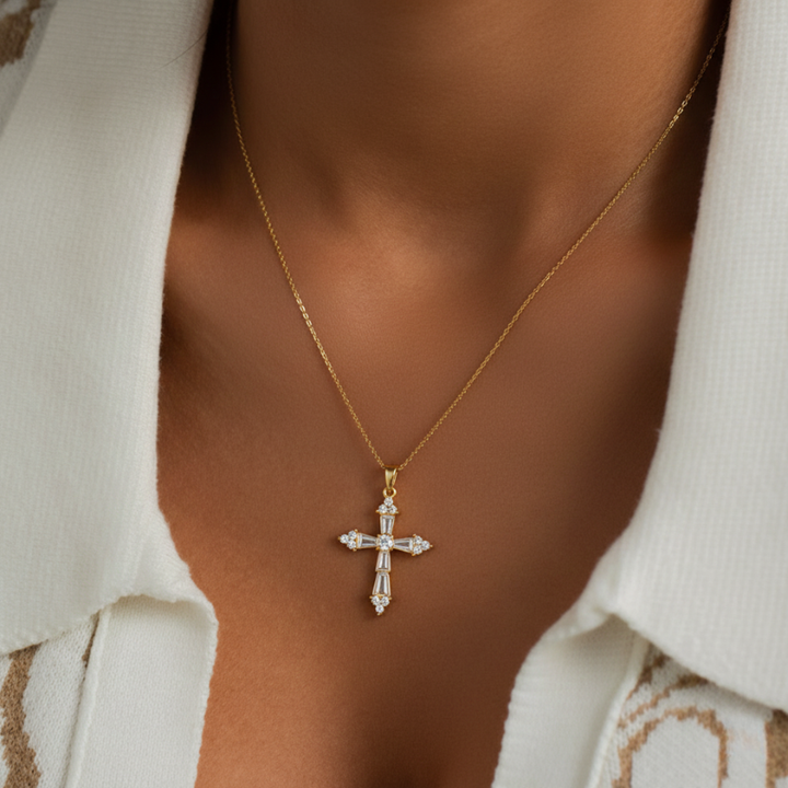 Celeste™ - Elegant Cross Necklace