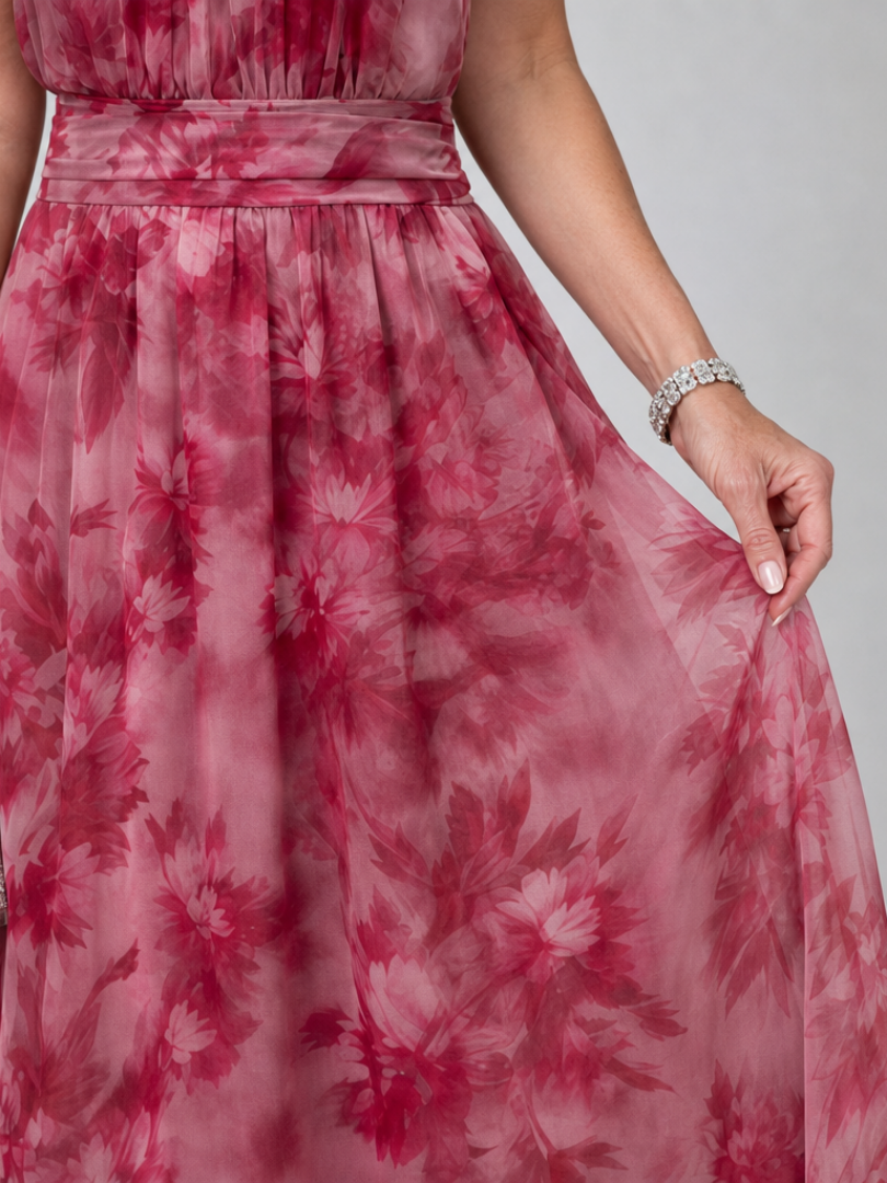 Greta™ - Halter Neck Midi Dress