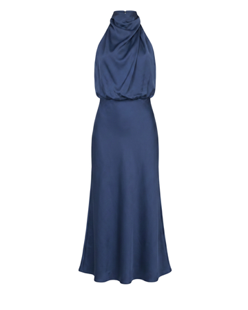 Zelmira™ - Satin Draped Dress