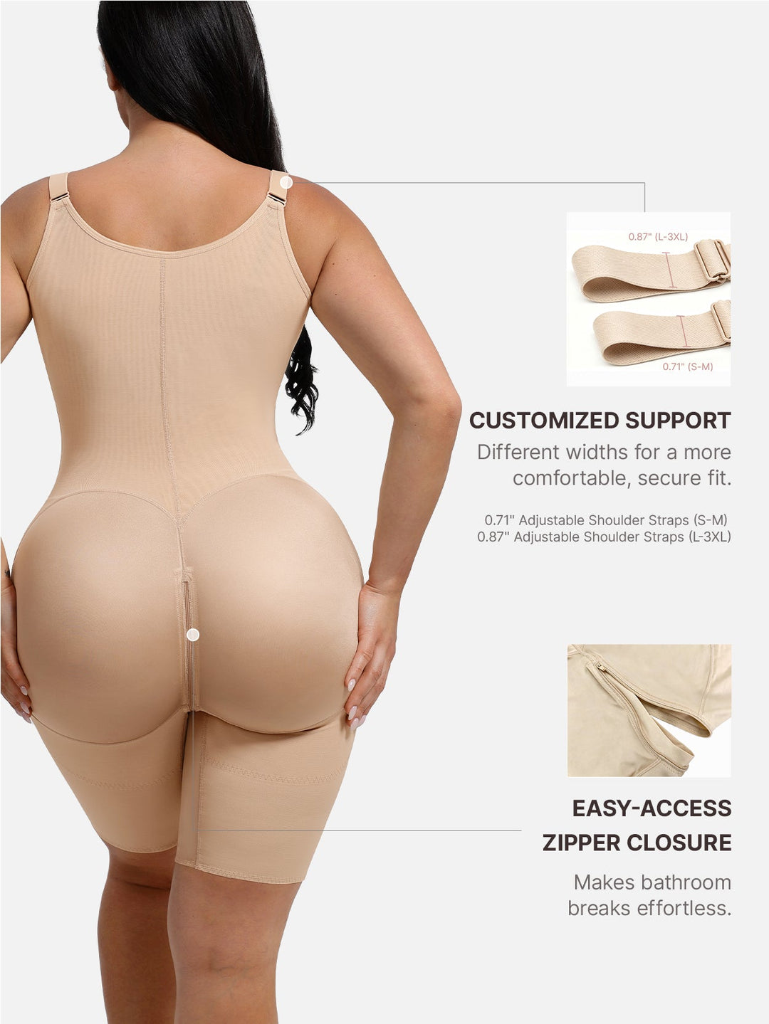BellaCurve - V-Shaped Faja High Compression Tummy Control Shapewear