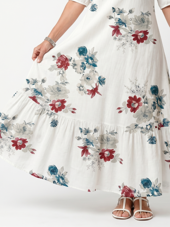 Ciela™ - Scattered Floral Midi Dress