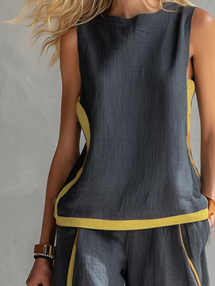 Marlene | Chic Wide-Leg Two-Piece Summer Ensemble
