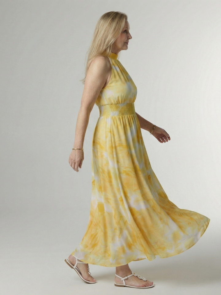 Reniella™ - Halter Midi Dress