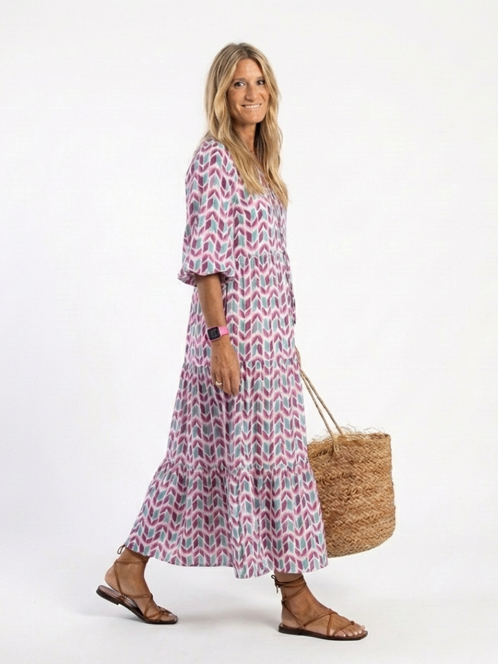 Maelys™ - Tiered Midi Dress