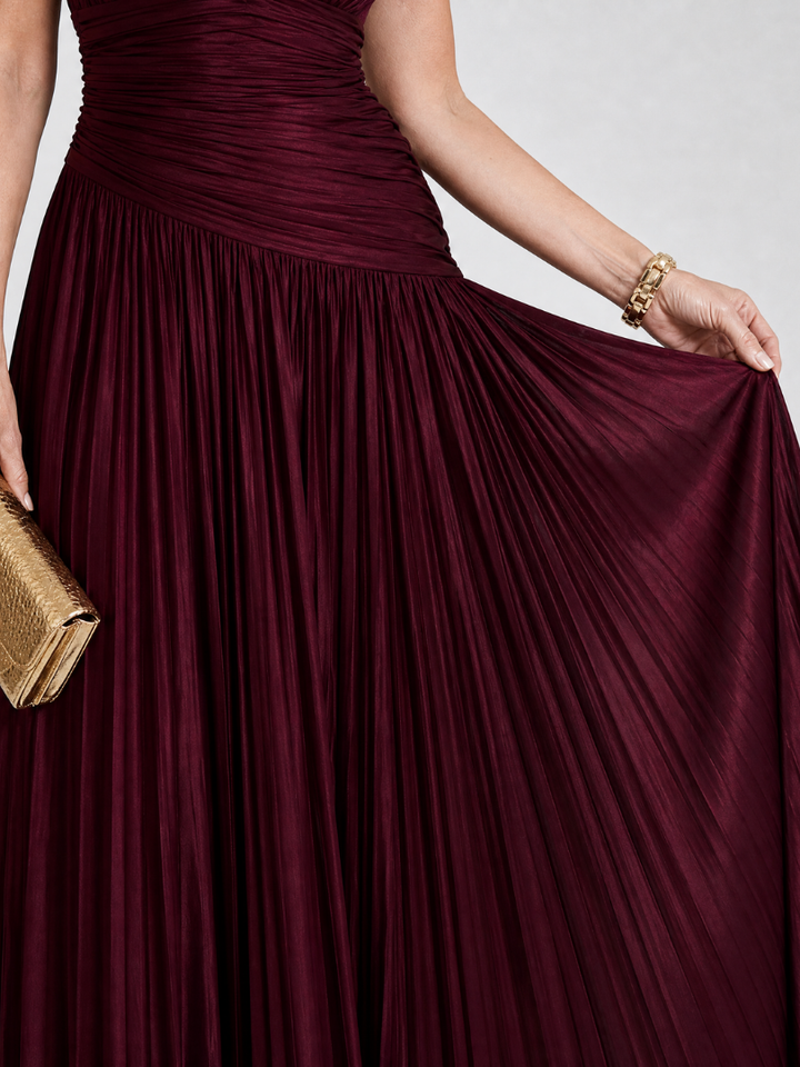 Violeta™ - V-Neck Midi Dress