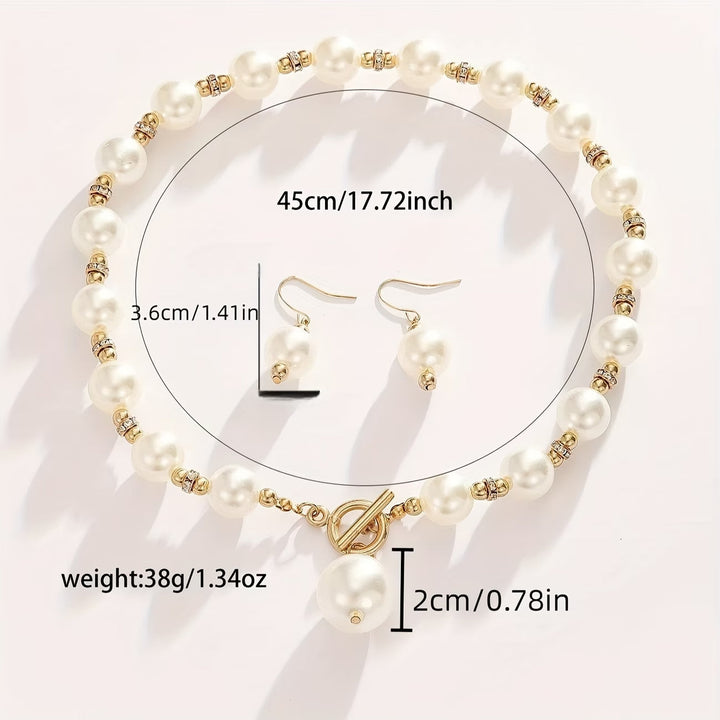 Set of Chunky Pearl Necklaces