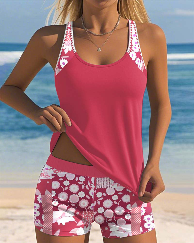 Brigitte™ - Tankini and Shorts Set