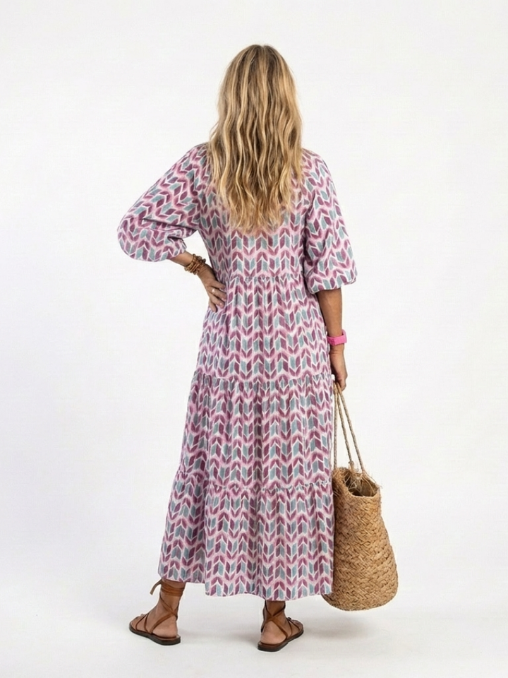 Maelys™ - Tiered Midi Dress