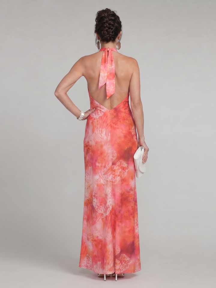 Grandia™ - Halter Neck Maxi Dress
