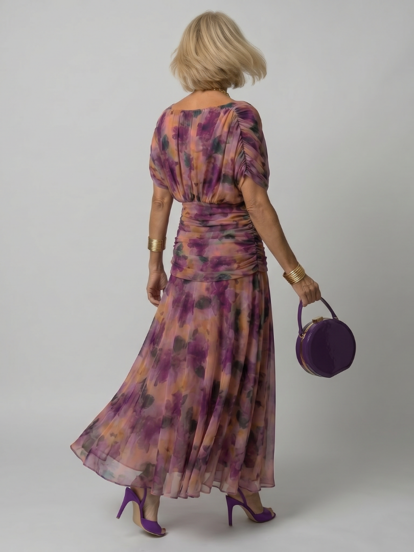Sobria™ - Off-Shoulder Flowing Midi Dress