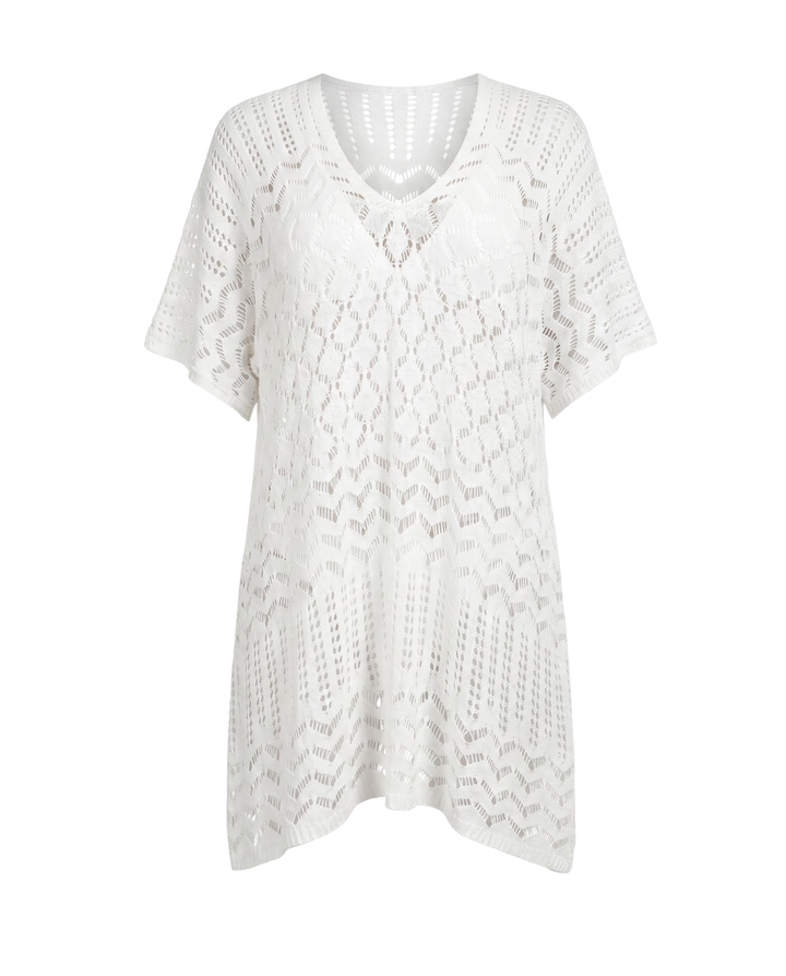 Hilma™ - Striped Knit Beach Cover-Up