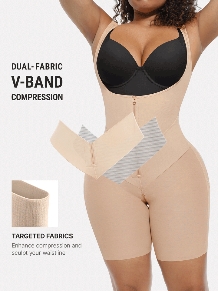 Velora - V-Shaped Tummy Control Butt Lift Bodysuit