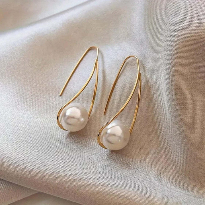 Sophisticated Pearl Drop Earrings