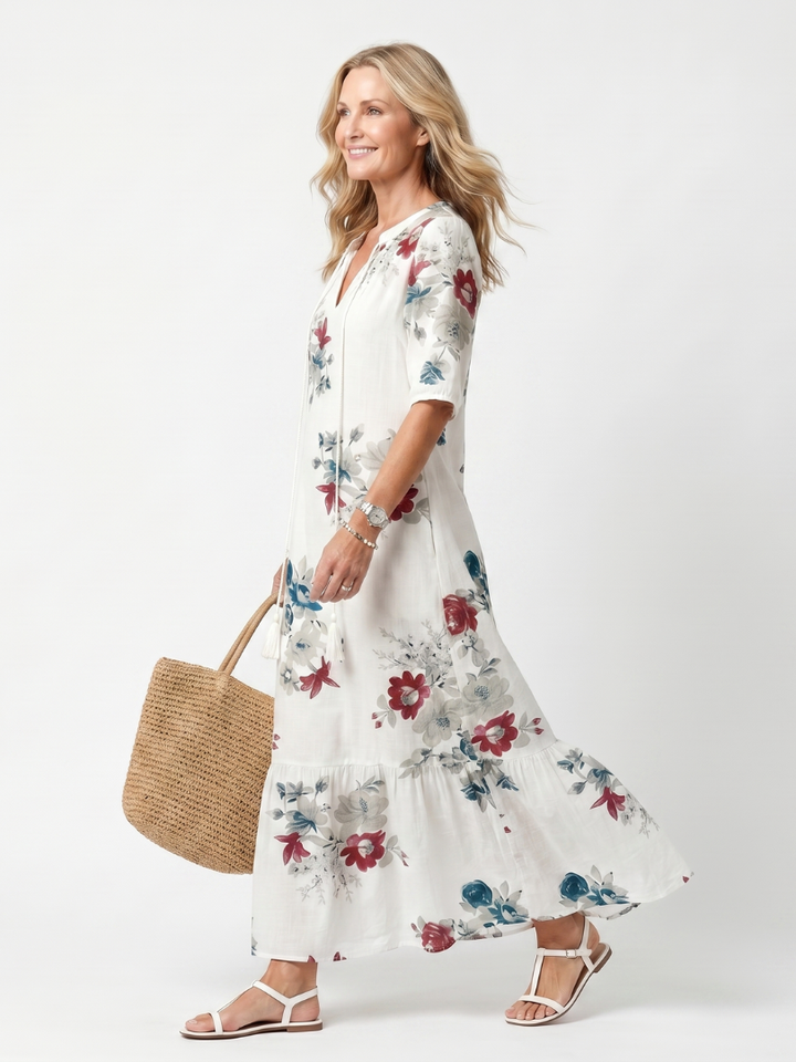 Ciela™ - Scattered Floral Midi Dress