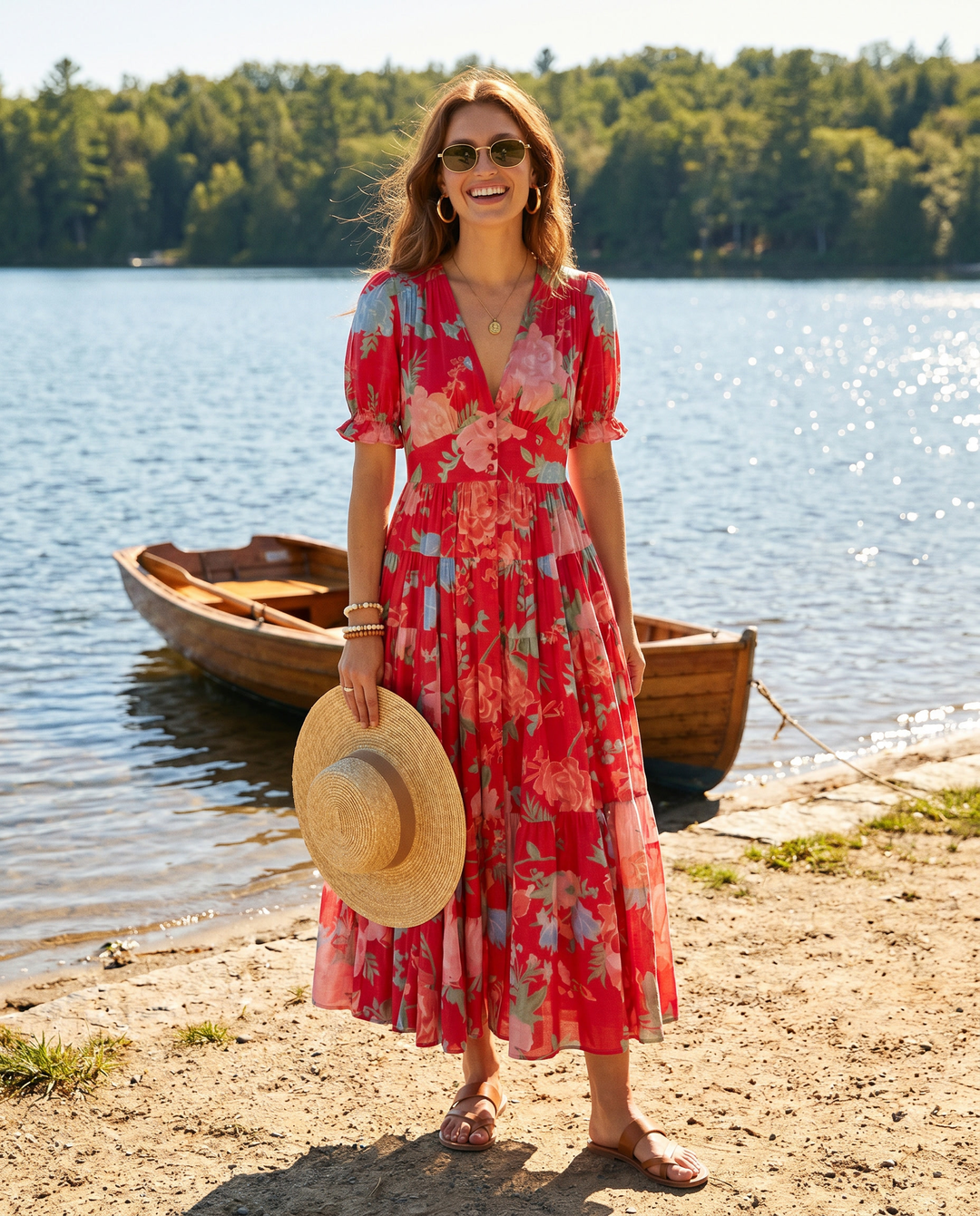 Dolça™ - Meadow Print Dress