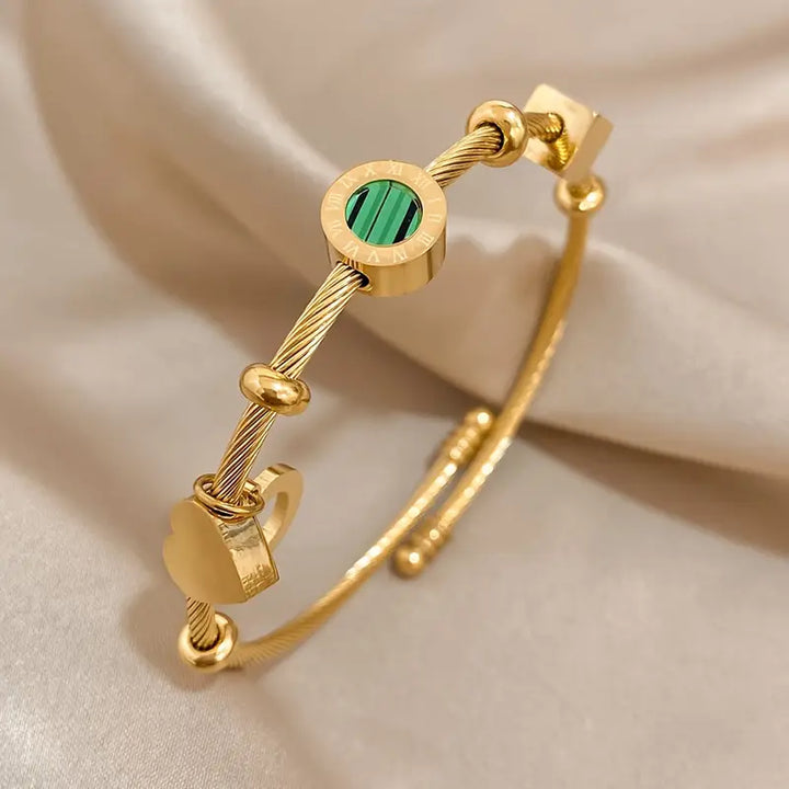 Elore™ - Bracciale con Pietra di Smeraldo