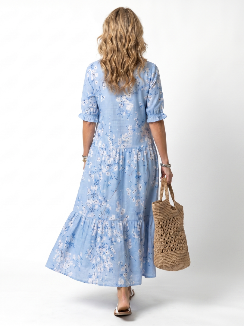 Brienne™ - Floral Midi Dress