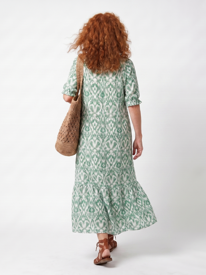 Verena™ - Green Grace Midi Dress