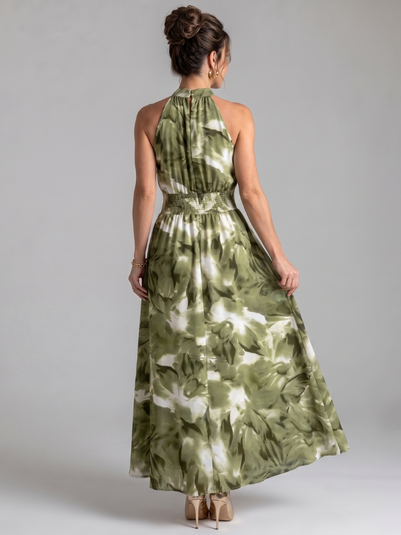 Zariyah™ - Gathered Waist Midi Dress