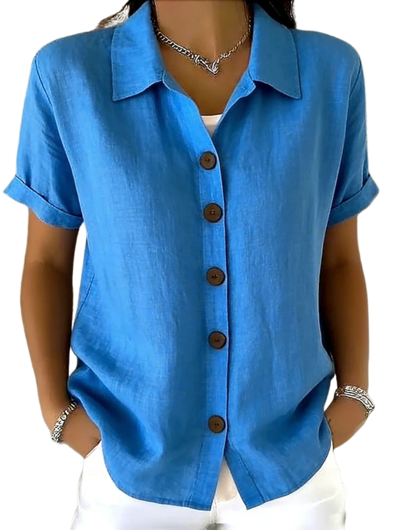 Rosalie - Relaxed Short Sleeve Women’s Shirt