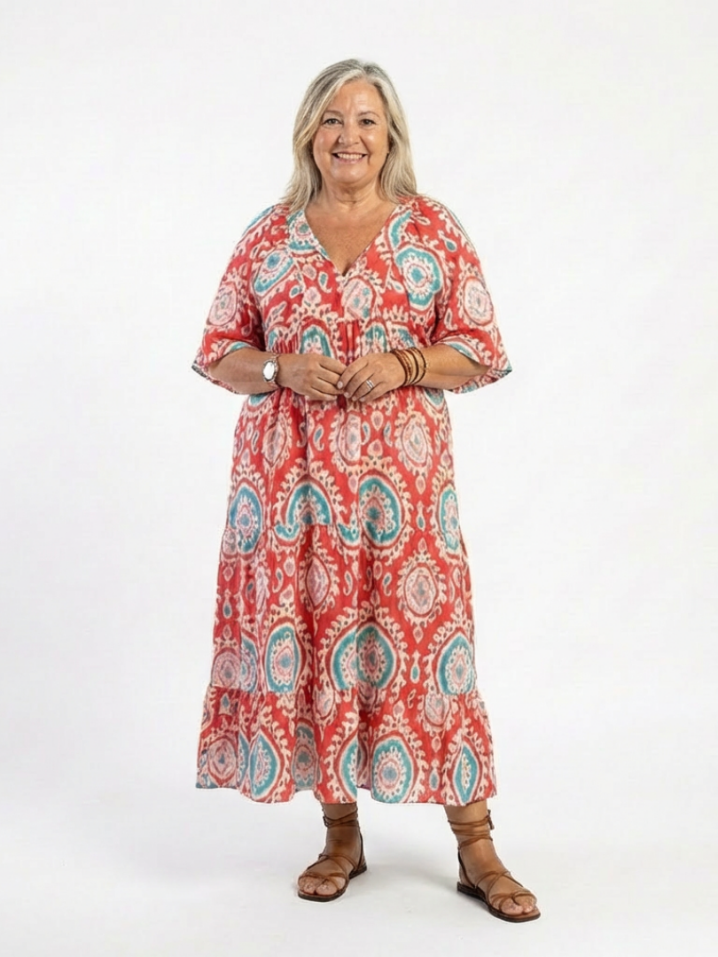 Renata™ - Paisley Midi Dress