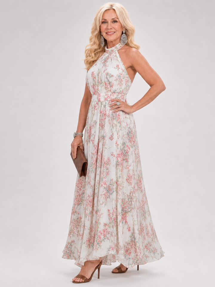 Katrina™ - Flowing Floral Midi Dress