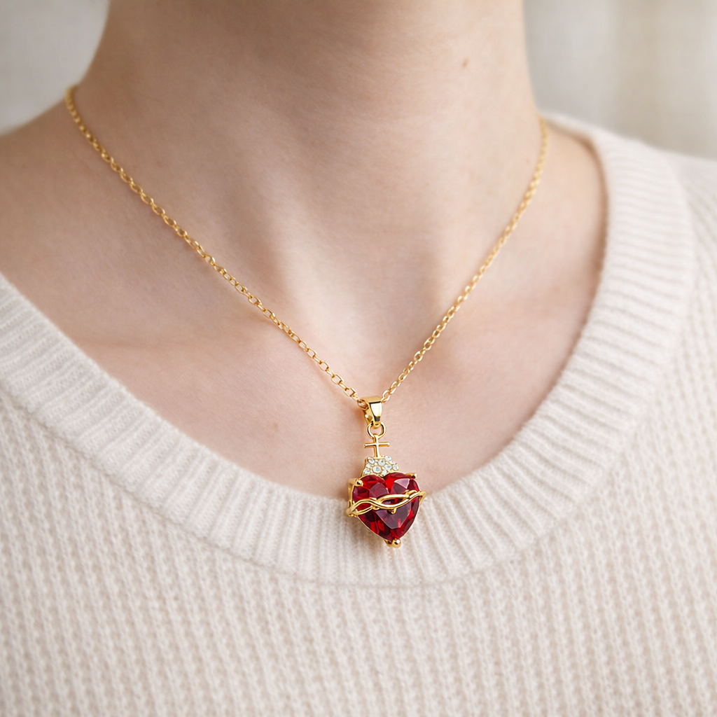 Heart Peace | Gold-Plated Faith Necklace