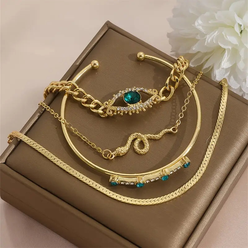 Serpina Veyra Gold Bracelet Collection