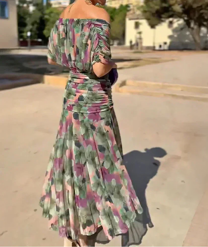 Calixta™ - V-Neck Maxi Dress
