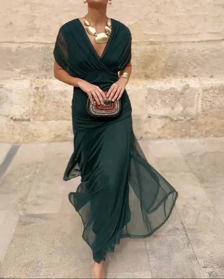 Calixta™ - V-Neck Maxi Dress