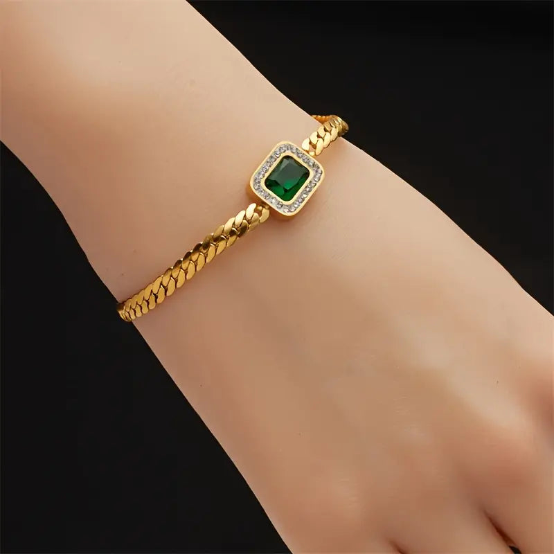 Orave™ - Bracciale con Gemma di Smeraldo